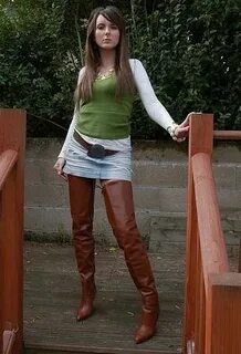 Girl under boots