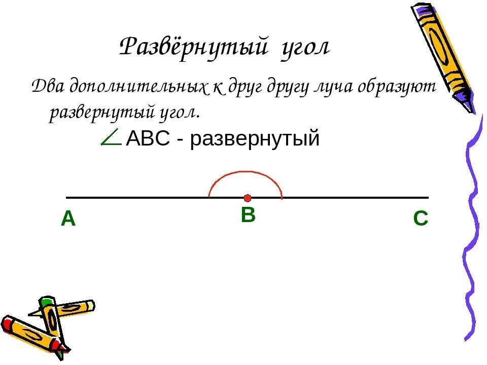 Развернутый угол. Развёрнутый угол. Развёрнутые углы. Как выглядит развёрнутый угол.