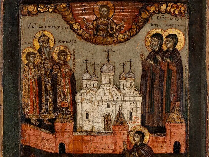 иконы 17 в. владимирская волоколамская икона божией матери. ярославская школа иконописи 17 век. русская иконопись 17 века. собор муромских святых икона.