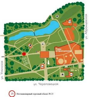 Карта лесопарков