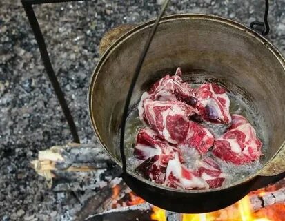Как приготовить баранину в казане