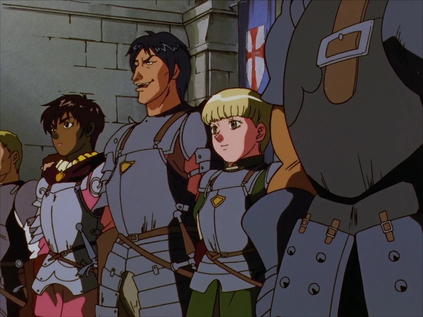 Берсерк 1997 1. Берсерк аниме 1 сезон. Гатс берсерк 1 сезон. Берсерк аниме 1997 сезон. Гатс и каска 1997.