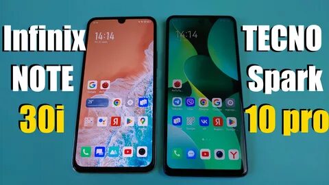 Techno spark 20 vs infinix note 30