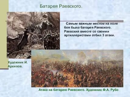 Батарея раевского какая глава