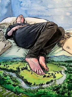 Sleeping feet