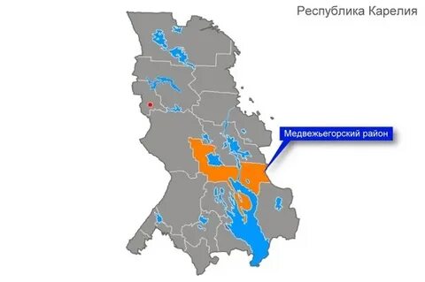 Карта медвежьегорска