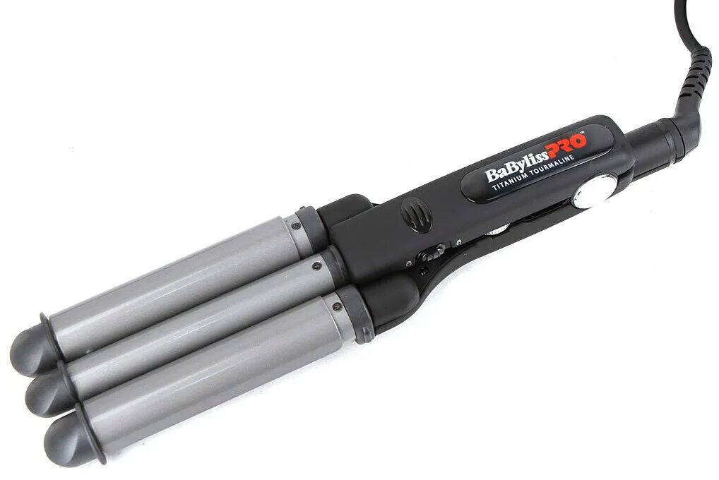 Плойка-волна BABYLISS Pro Tourmaline Triple Waver bab2269tte. Электрощипцы BABYLISS Pro Triple Barrel Waver bab2269tte Black. Плойка-волна BABYLISS Pro bab2269tte.. Плойка BABYLISSPRO bab2269tte, черный. Щипцы для завивки тройная волна