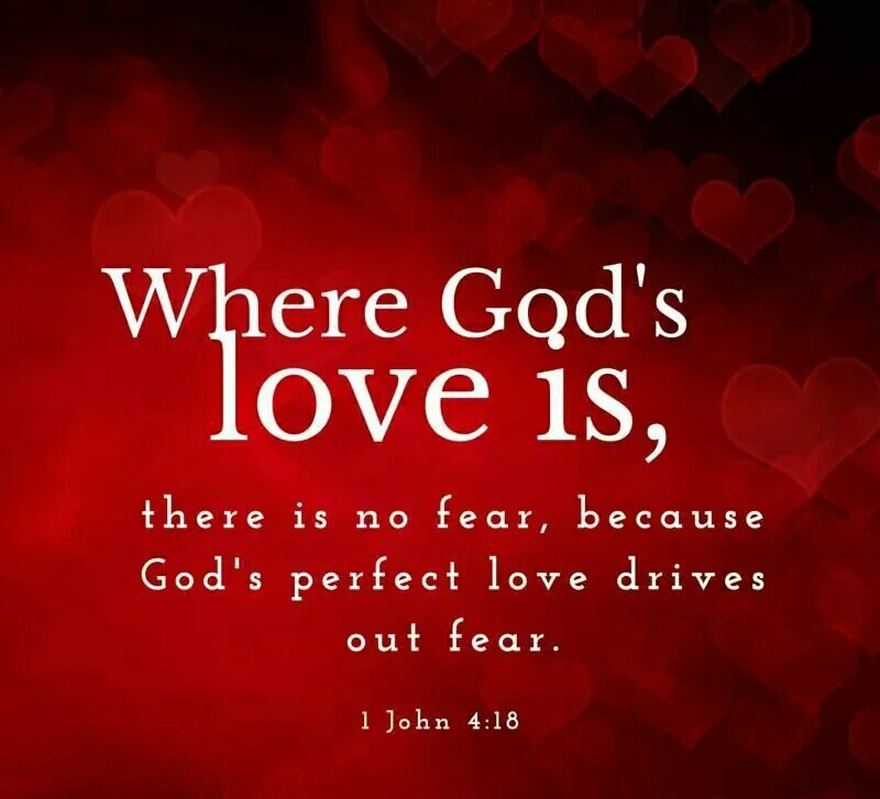 Because of fear. God Love. God my Love. Because you Fear God. Perfect Love casteth out Fear Tattoo.