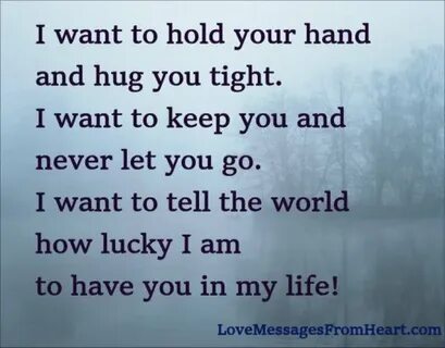I want let you go