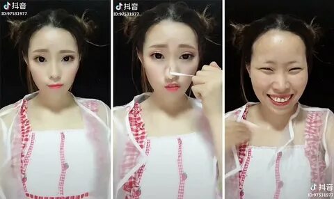 Китаянки до и после макияжа (48 фото) 