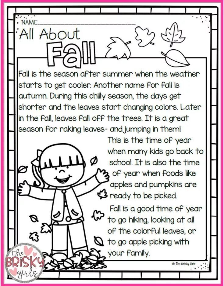 Seasons reading for Kids. Short story about weather. Английский упражнения weather reading. Seasons text for Kids. Fall months