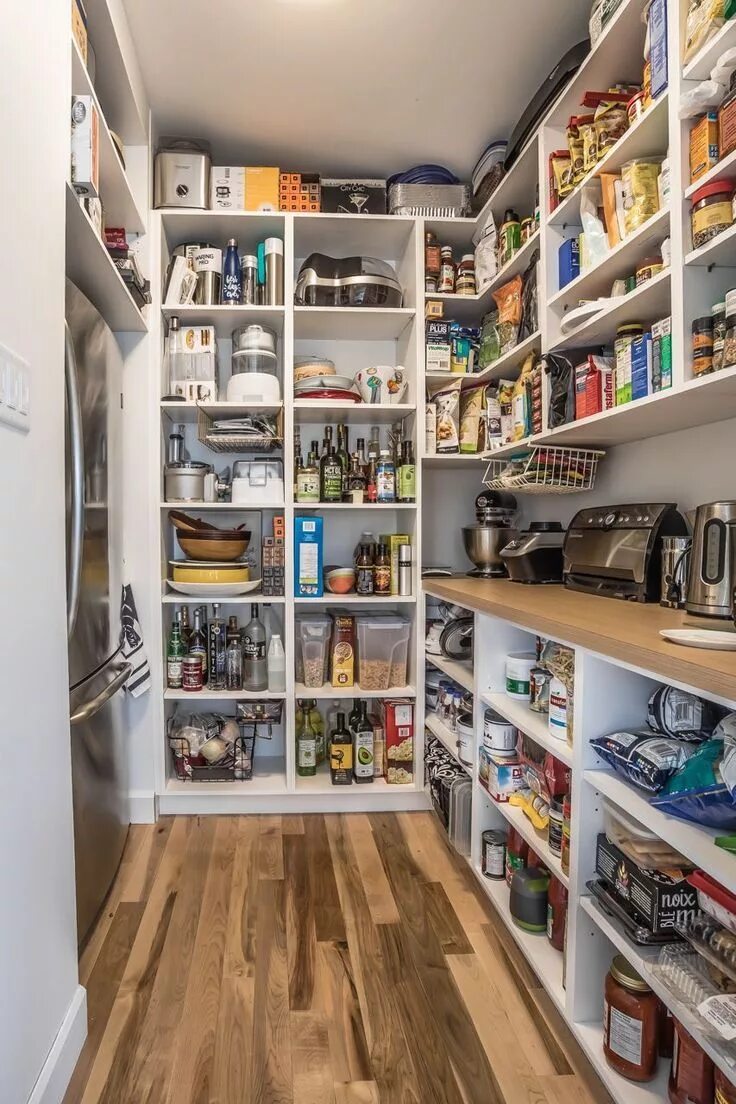15 Kitchen Pantry Ideas With Form And Function Pantry makeover, Pantry design, K