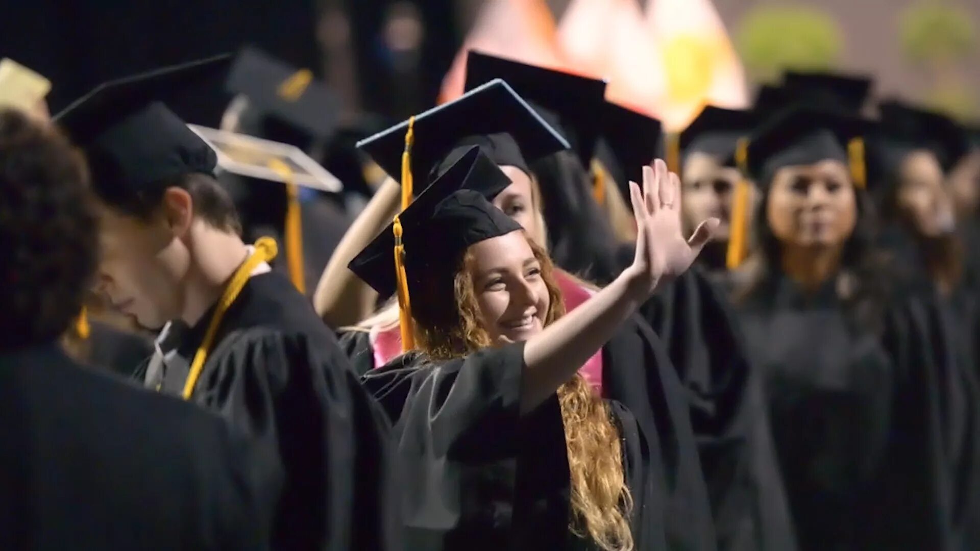 He graduated the university before