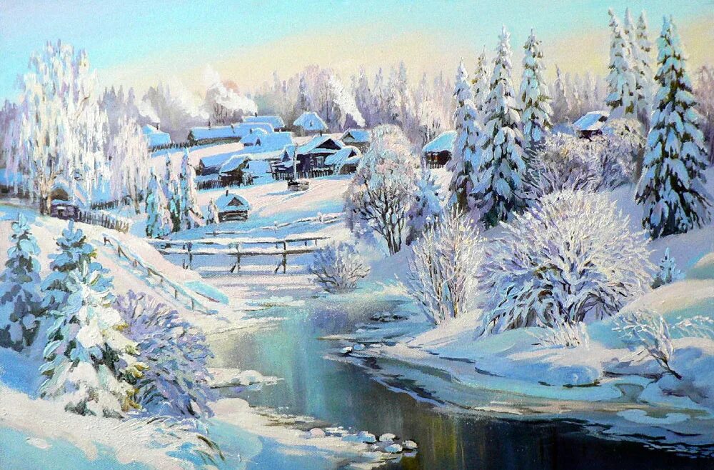 Картины художников на зимнюю тему. Боев сергей юрьевич художник зимние пейзажи. Картина зима. Художник хоакин мир зимний пейзаж. Ночной зимний пейзаж живопись.