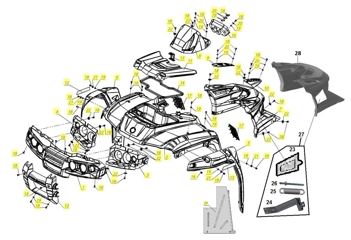 Пластик на рм 500 рысь. Датчик реверса рм 800. Цилиндр рмз-551 rm-077024. Коленвал 18 cdhb. Двигатель квадроцикла рм 500.