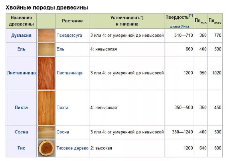 Свойства разных пород древесины таблица. Характеристика хвойных пород древесины. Таблица мягких пород древесины. Характеристики пород дерева таблица.