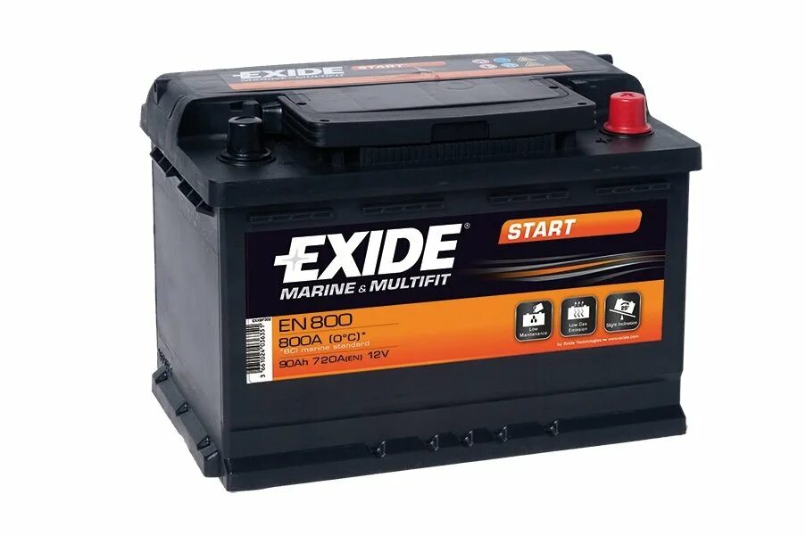 Аккумулятор лодочный 12v. Аккумулятор Exide 90ah. Аккумулятор 90ач Exide. Exide аккумулятор 353x175x190. АКБ Exide AGM 90ah.