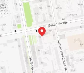 Карта ул декабристов