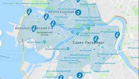 Карта платных парковок санкт петербурга васильевский остров
