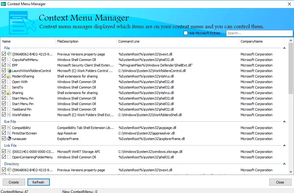 Context manager. Context menu manager. browser context menu. какие две функции создают context manager? *. hibit system information 2.0.25.