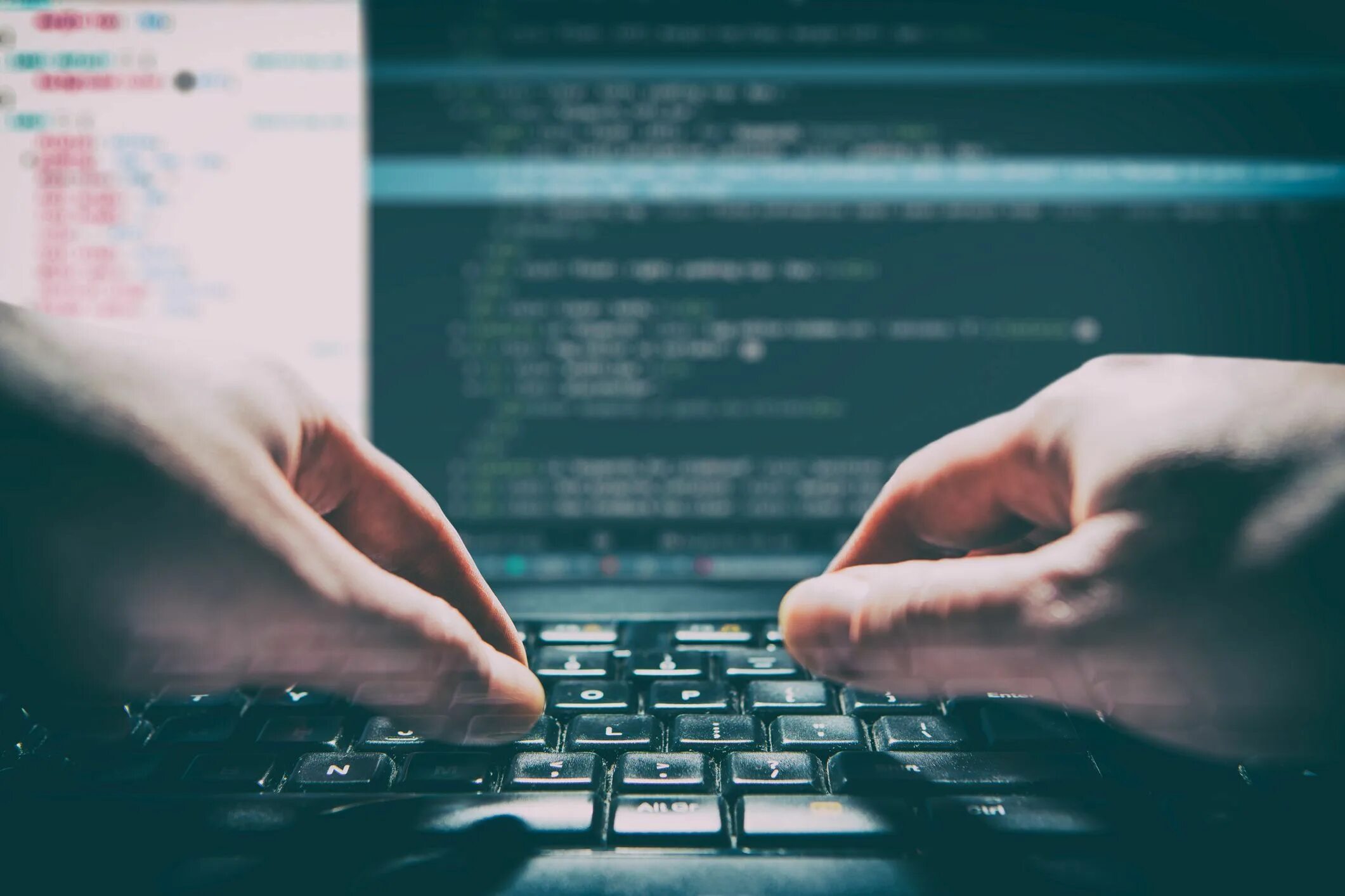 Programming code. Programming code