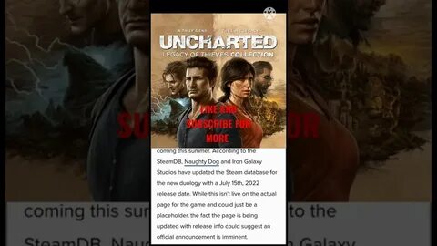 Uncharted legacy of thieves системные требования
