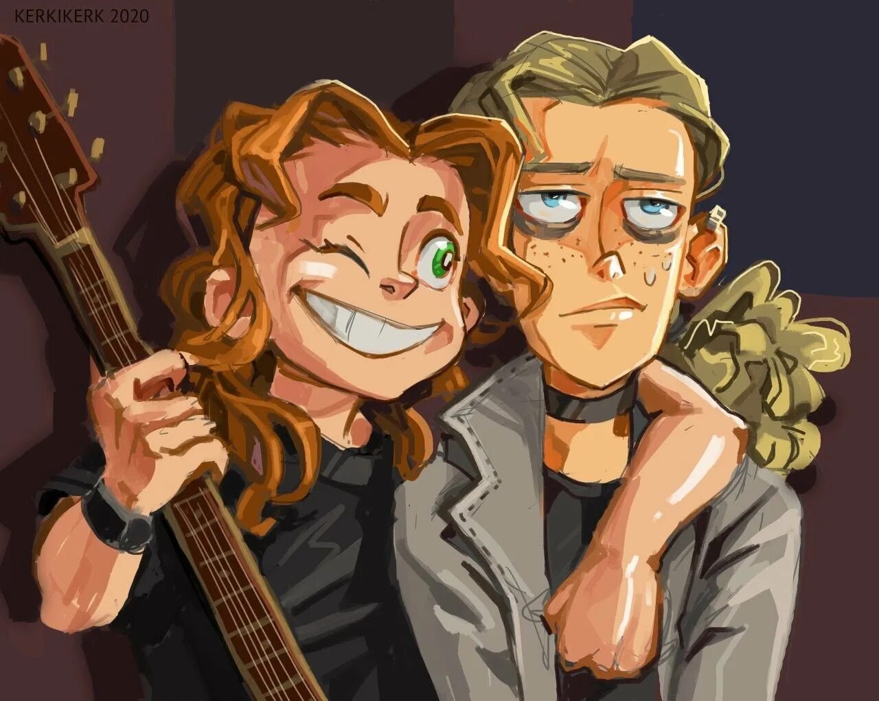 Ди и хэви metal family шип. Метал фэмили персонажи ди. Ди арт метал фэмили с гитарой. Метал фэмили ди и хеви. Металл фэмили хеви арты.