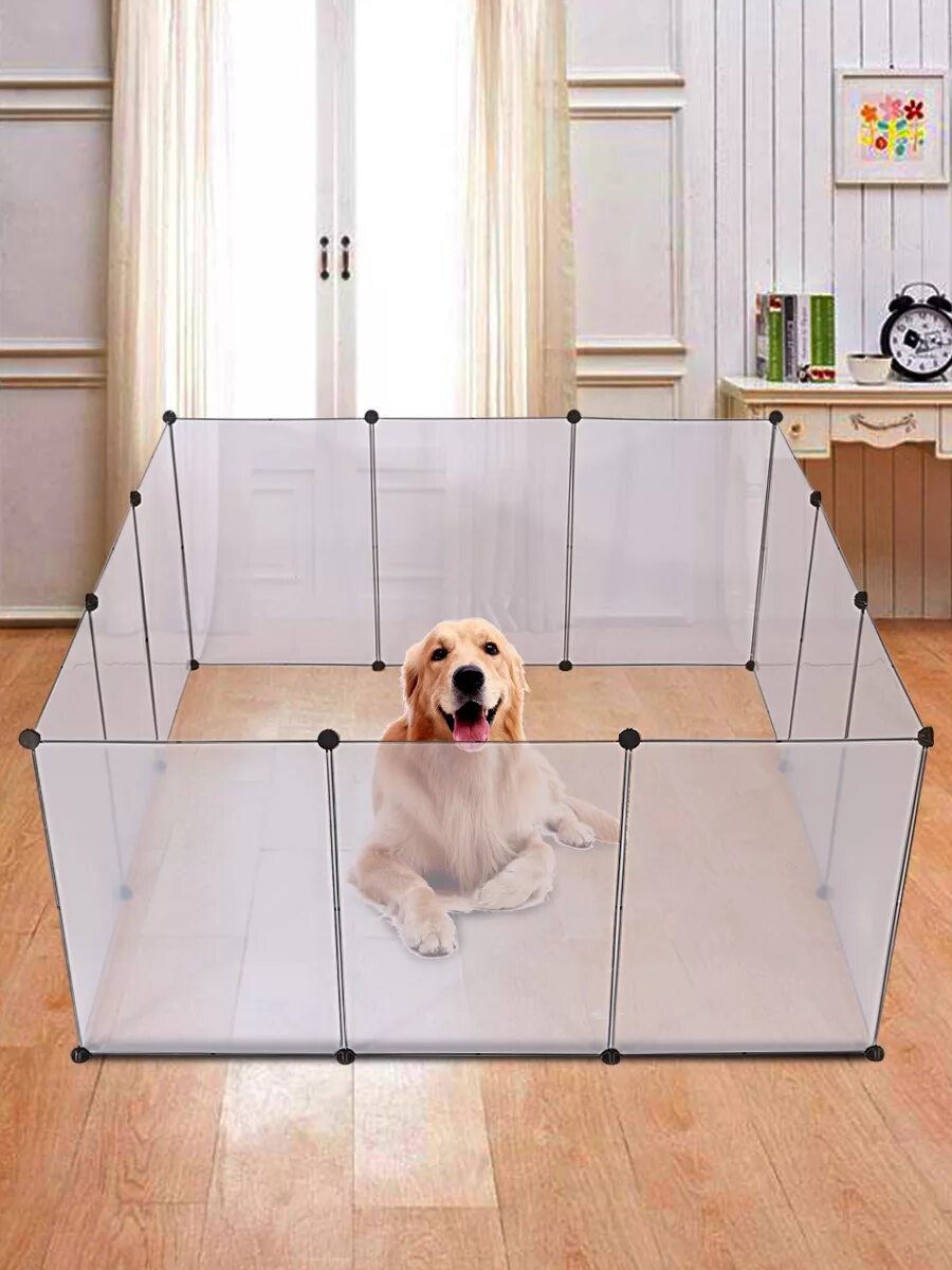 Вольер пластиковый. Вольер для собак. вольер для собаки в квартиру. вольер для щенков. домашний вольер для щенка.