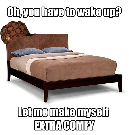 In your own bed