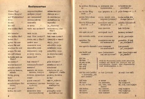 Разговорник русско немецкого языка