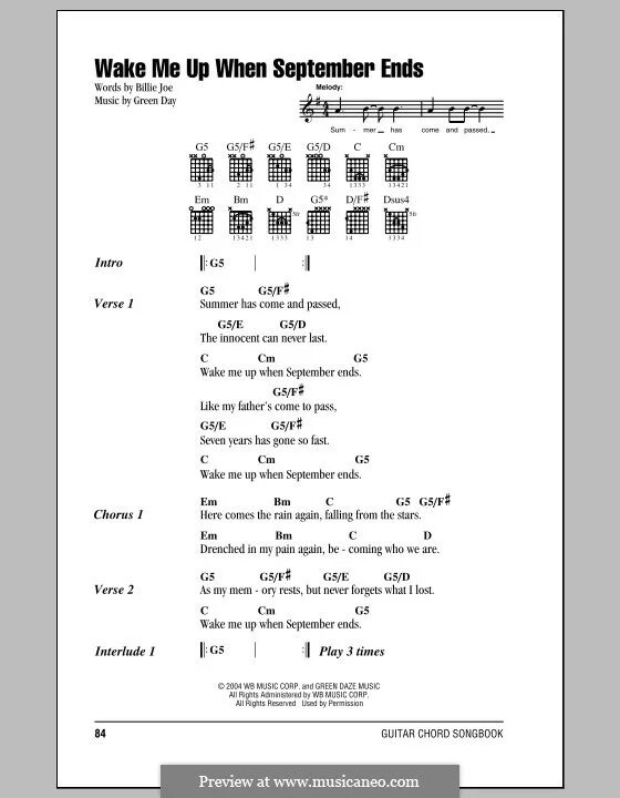 Green Day аккорды. Wake me up when September ends текст. When September ends текст. Wake me up аккорды. September ends тексты