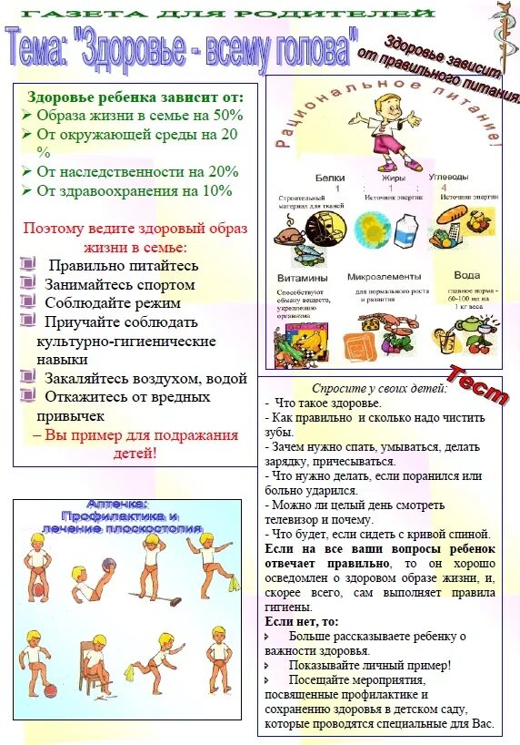 Тема недели здоровье во второй младшей группе. Рекомендации для родителей по здоровью. Консультация здоровье всему голова. Лексическая тема здоровье. Тема недели неделя здоровья.