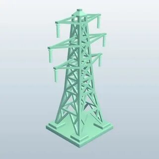 3d модель опоры
