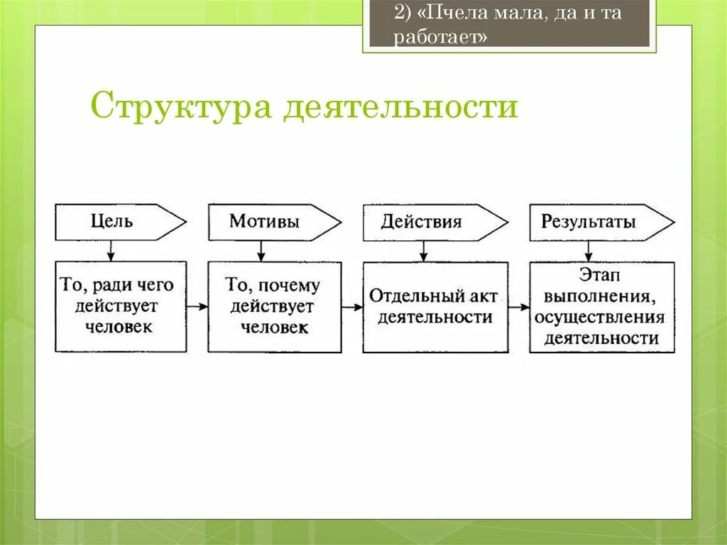 Структурные этапы деятельности. Структура деятельности. Деятельность структура деятельности. Цель и мотивы деятельности человека. Этапы структуры деятельности.