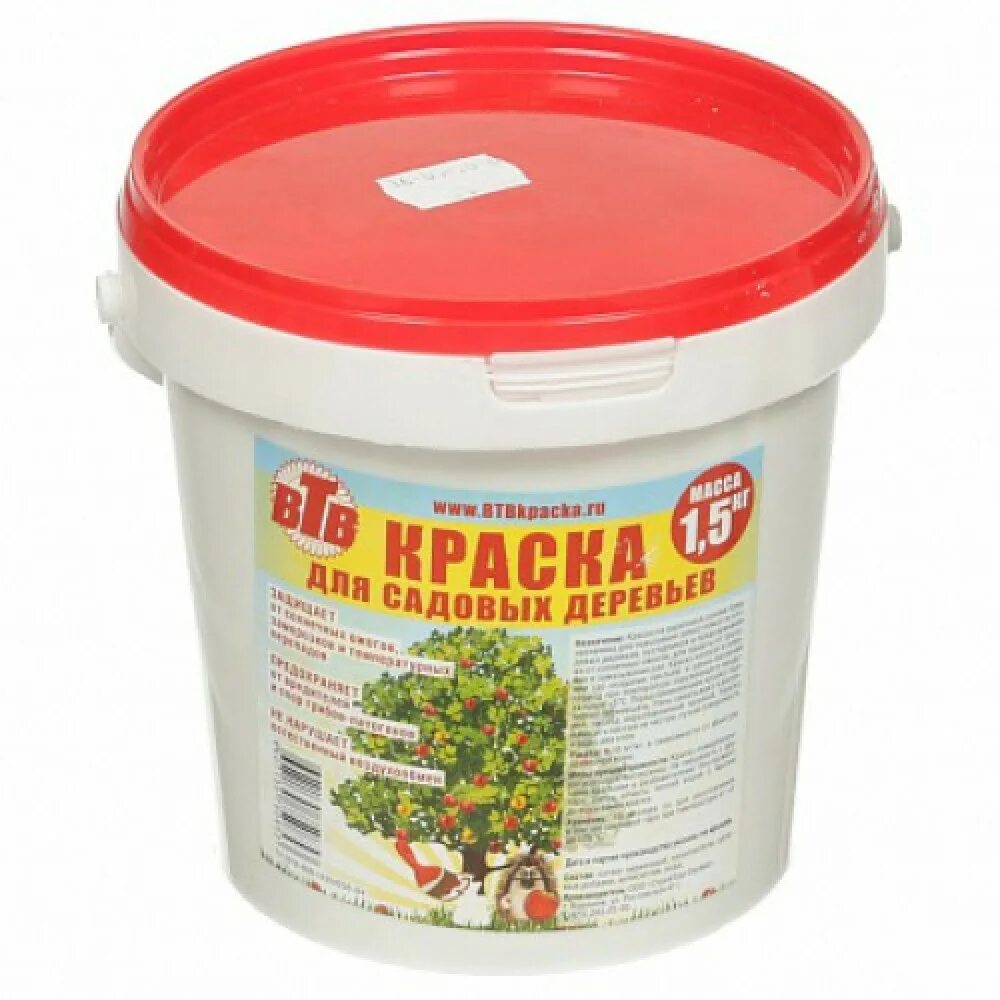 Побелка или краска для деревьев что лучше. Краска для деревьев втв, 4 кг. краска для садовых деревьев втв. побелка садовая втв, 1 кг. краска садовая 1,5кг для деревьев эмпилс.