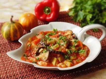Рагу из баклажанов с мясом