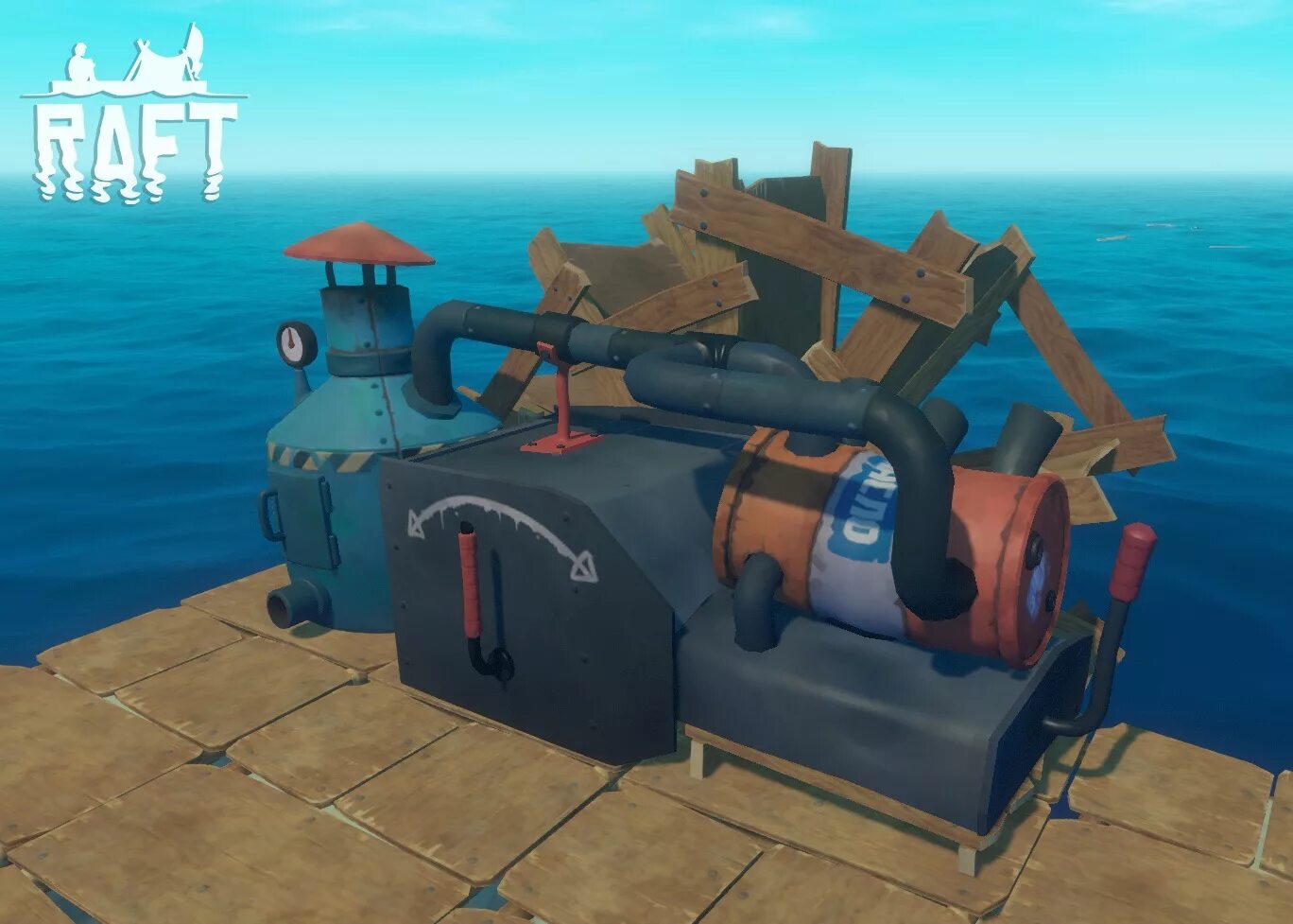 Setting up the Raft Engines Raft Let's Play Gameplay E09 - YouTube