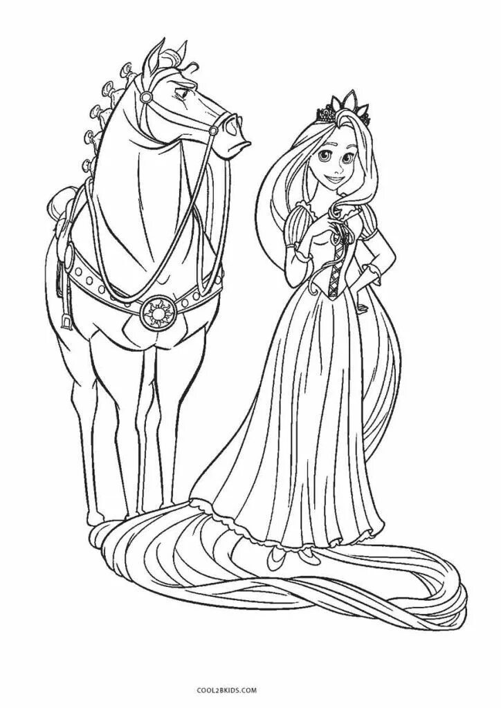 Pin de Nora en Rapunzel Páginas para colorear en línea, Páginas para colorear de