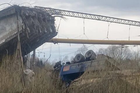 Обрушение путепровода в смоленске