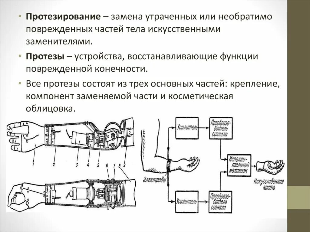 Функции протезирования