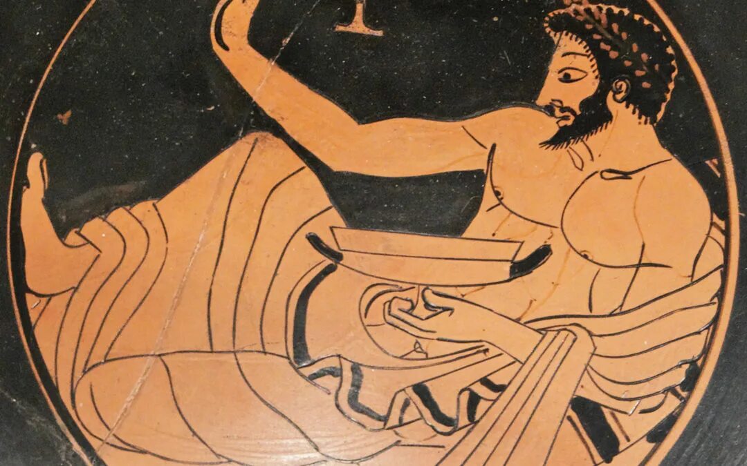 Принять грек. Коттаб в древней греции. Приношение богам в древней греции. Принять грек. Древняя греция тондо.