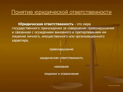 Мера государственного принуждения за совершение правонарушения