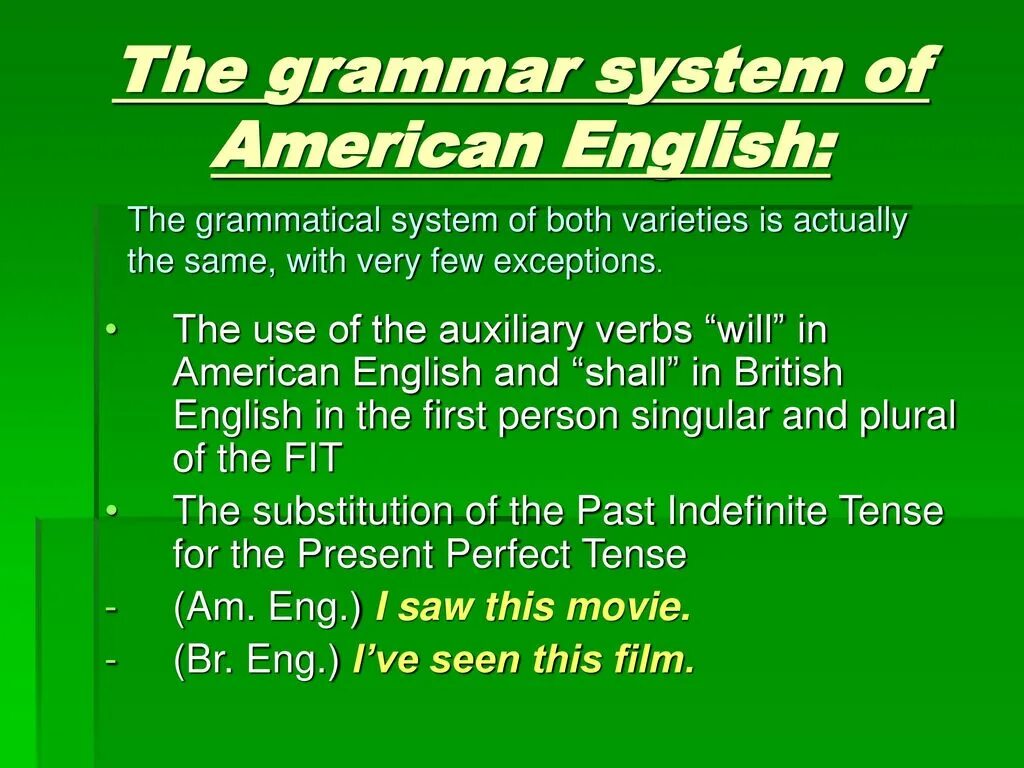 The system английский. American English Grammar. British and American English Grammar. The Grammar System of American English. Грамматика американского английского.