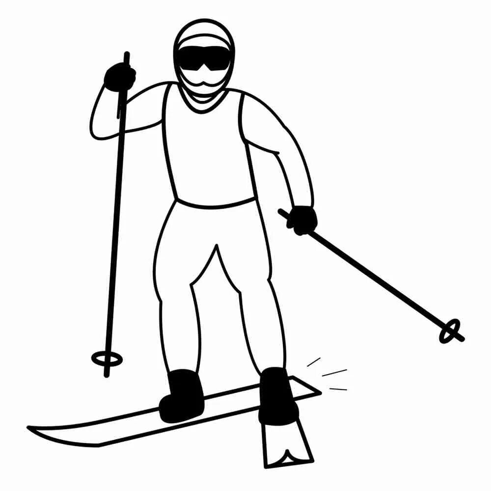 Лыжи раскраска. Лыжник раскраска для детей. Лыжи раскраска для детей. Лыжник рисунок. Лыжник 3 класс