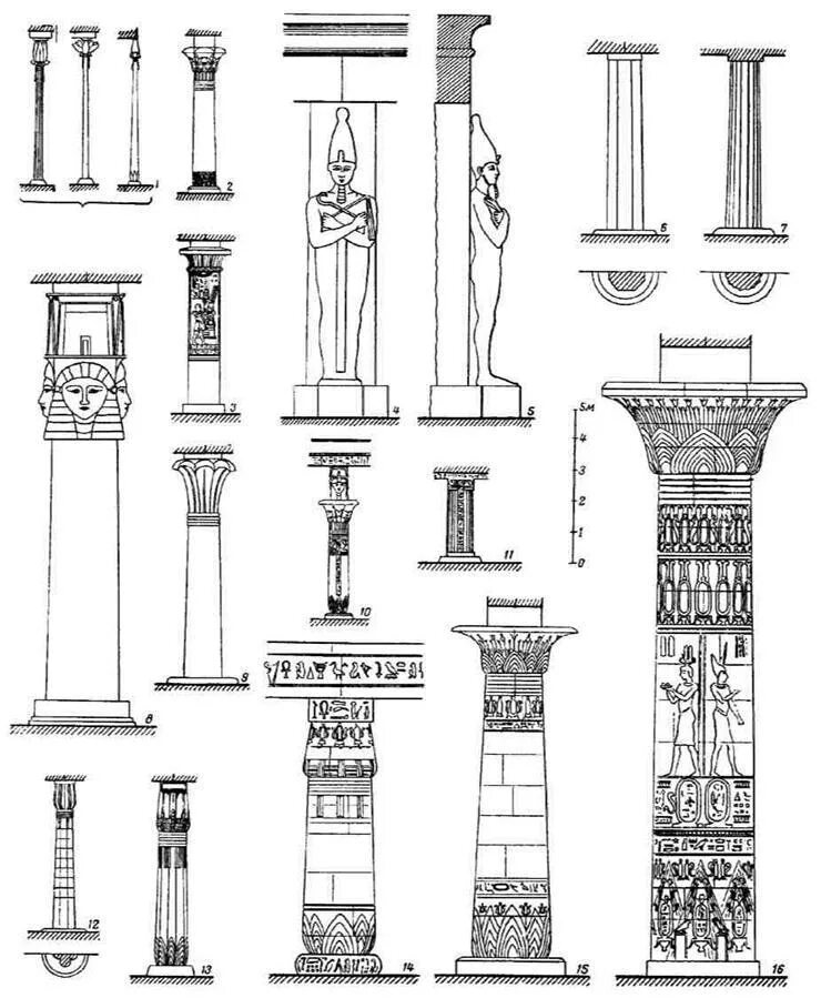 Колонна в прошлом 5 букв. Ордер древнего Египта архитектура. Колонны Египет ордер. Протодорические колонны в древнем Египте. Лотосовидные капители колонны Египет.