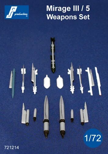 Набор mirage. Оружие мираж. 1/72 mirage iii novo.