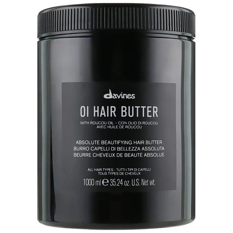 Davines масло oi hair Butter, 1000 г, 1000 мл, банка. Davines oi hair Butter. Oi hair Butter - питательное масло для абсолютной красоты волос 1000 мл. Davines oi Oil 1000 ml. Davines oi absolute