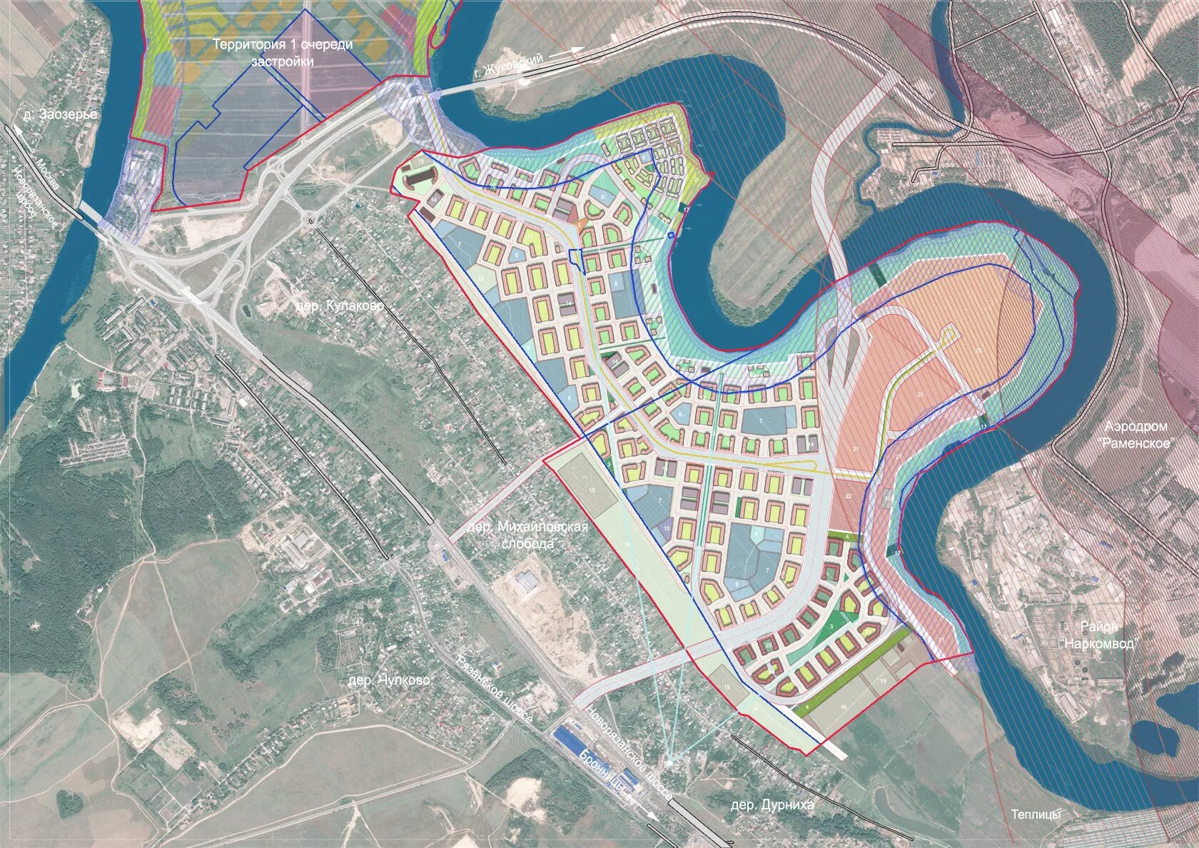 Участки г жуковский. Жуковский центр авиастроения. План застройки Жуковского. Инновационная зона Жуковский. Проект района Жуковский.