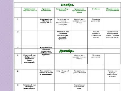 План 24 ноября