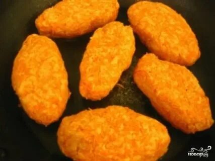 Котлеты из моркови на сковороде